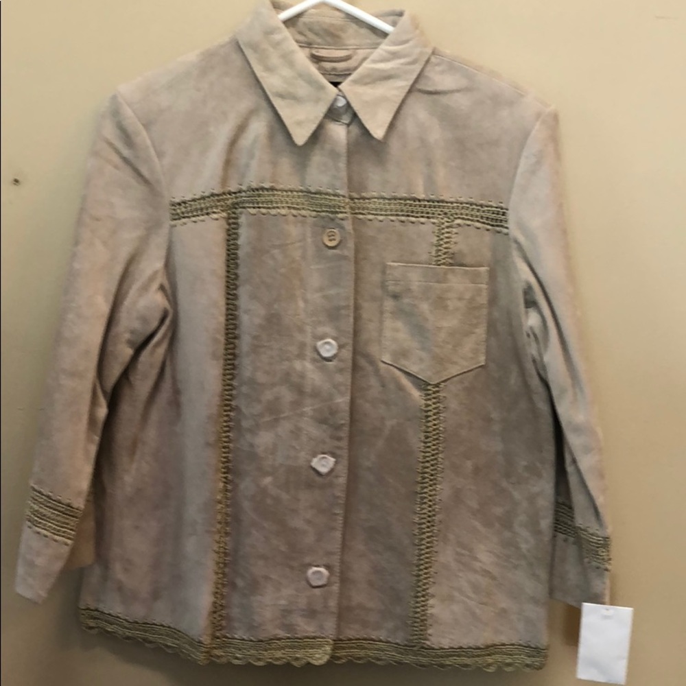 Suede shirt/jacket.